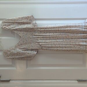 Pink blush maternity boho dress size medium